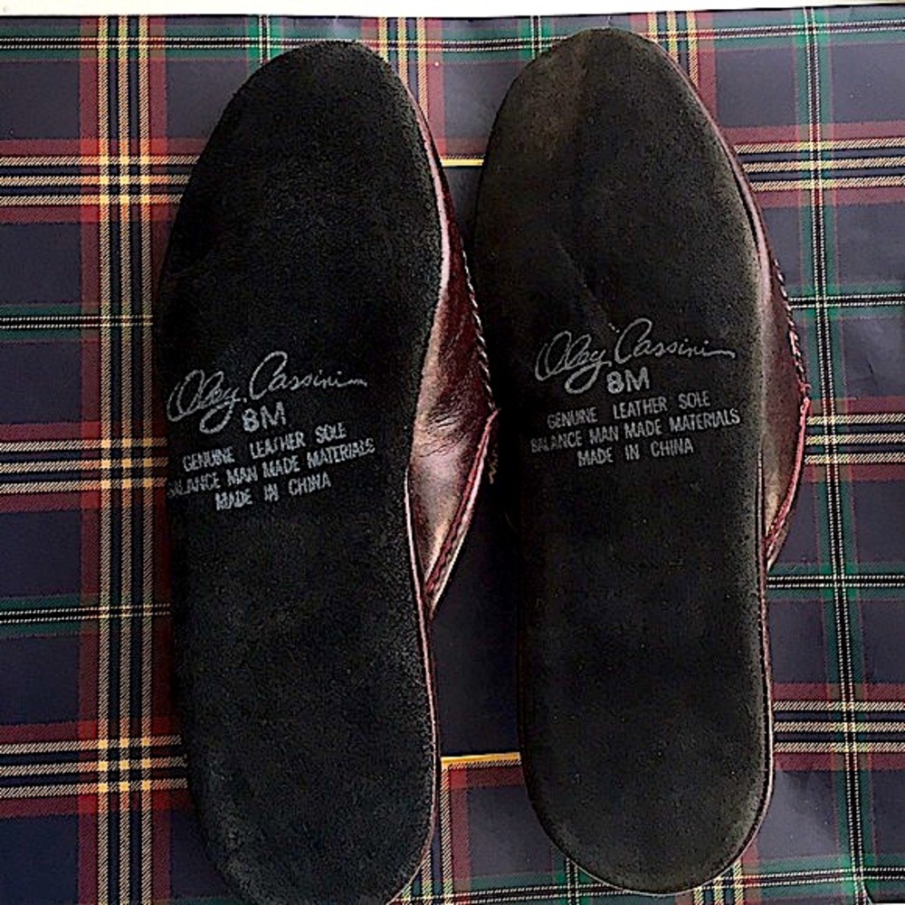🆕🏆Oleg Cassini🏆Leather Paisley & Suede Size 8. - Picture 4 of 4